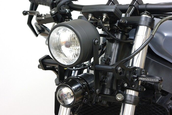 ヘッドライトステー 41mm 41φ 41パイ ブラックCB400SF CB750 ホーネット250 VTR250 NSR250R CBX400F VRX400 黒 ヘッドライトステー 41パイ アルミ製 NSR250R CB400SF VTR250