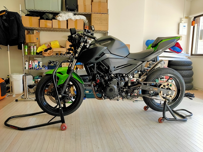 カワサキZ400 12回目のオイル交換他